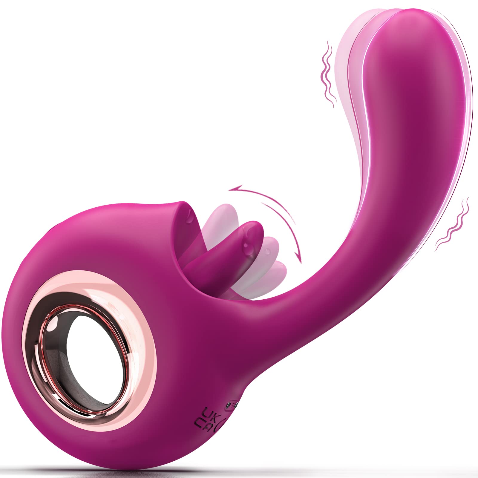 Phanxy 2 in 1 Tongue Licking Waterproof Vibrator