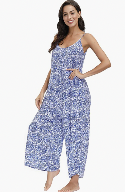 Buenos Ninos + Spaghetti Strap Boho Jumpsuit