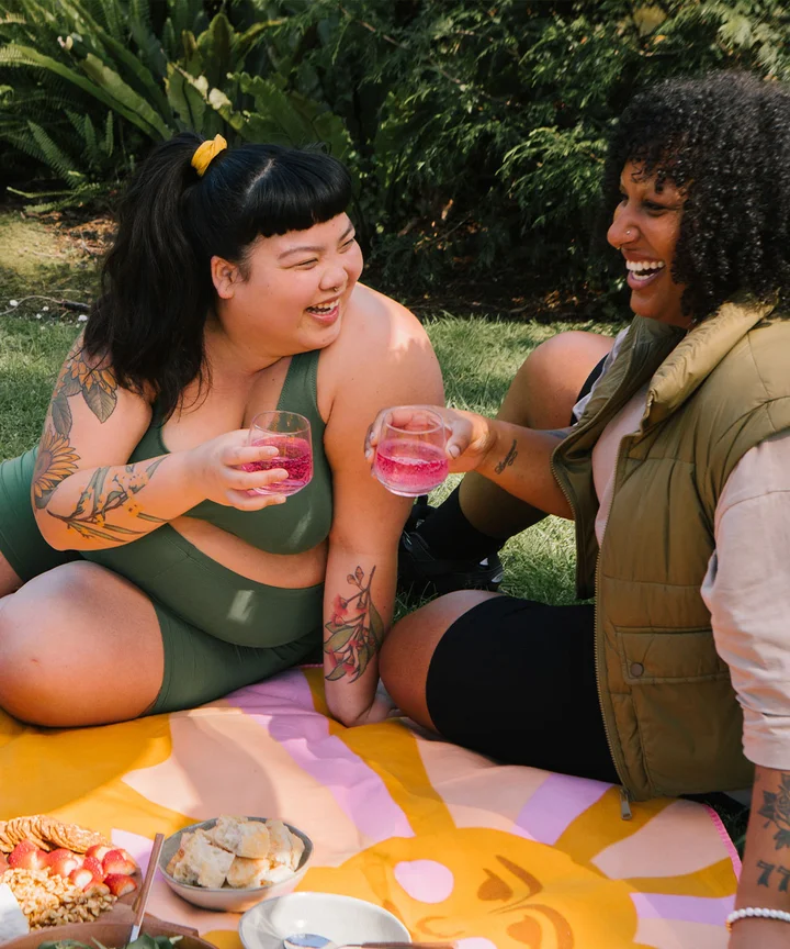 Women reclaim the word 'fat' in Empowering Me body positive photo