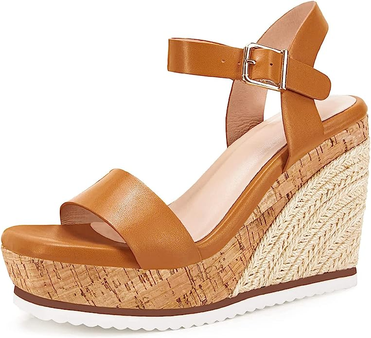 Michael Kors Esme Leather Espadrille Wedge Sandals | Dillard's