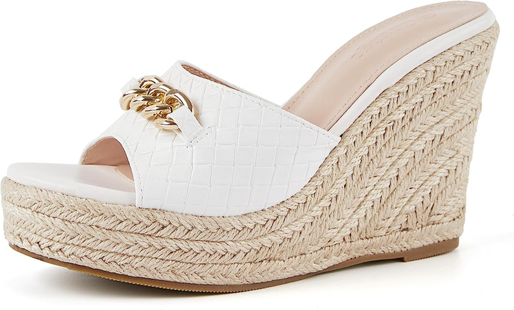 Louis Vuitton Damier Strappy Feel Free Wedge Sandals Size 7.5/38 - Yoogi's  Closet