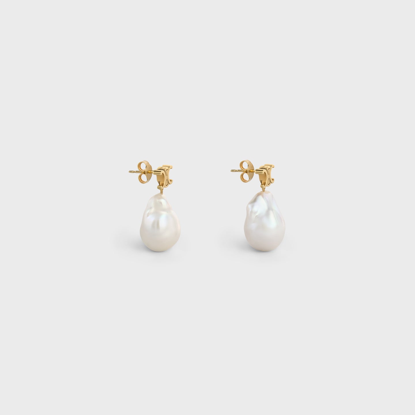 Celine baroque hot sale pearl earrings