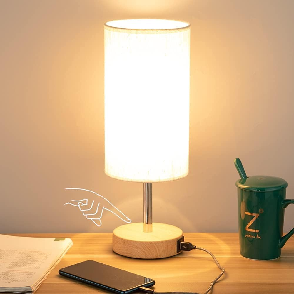 Yarra-Decor + Bedside Lamp With USB Port