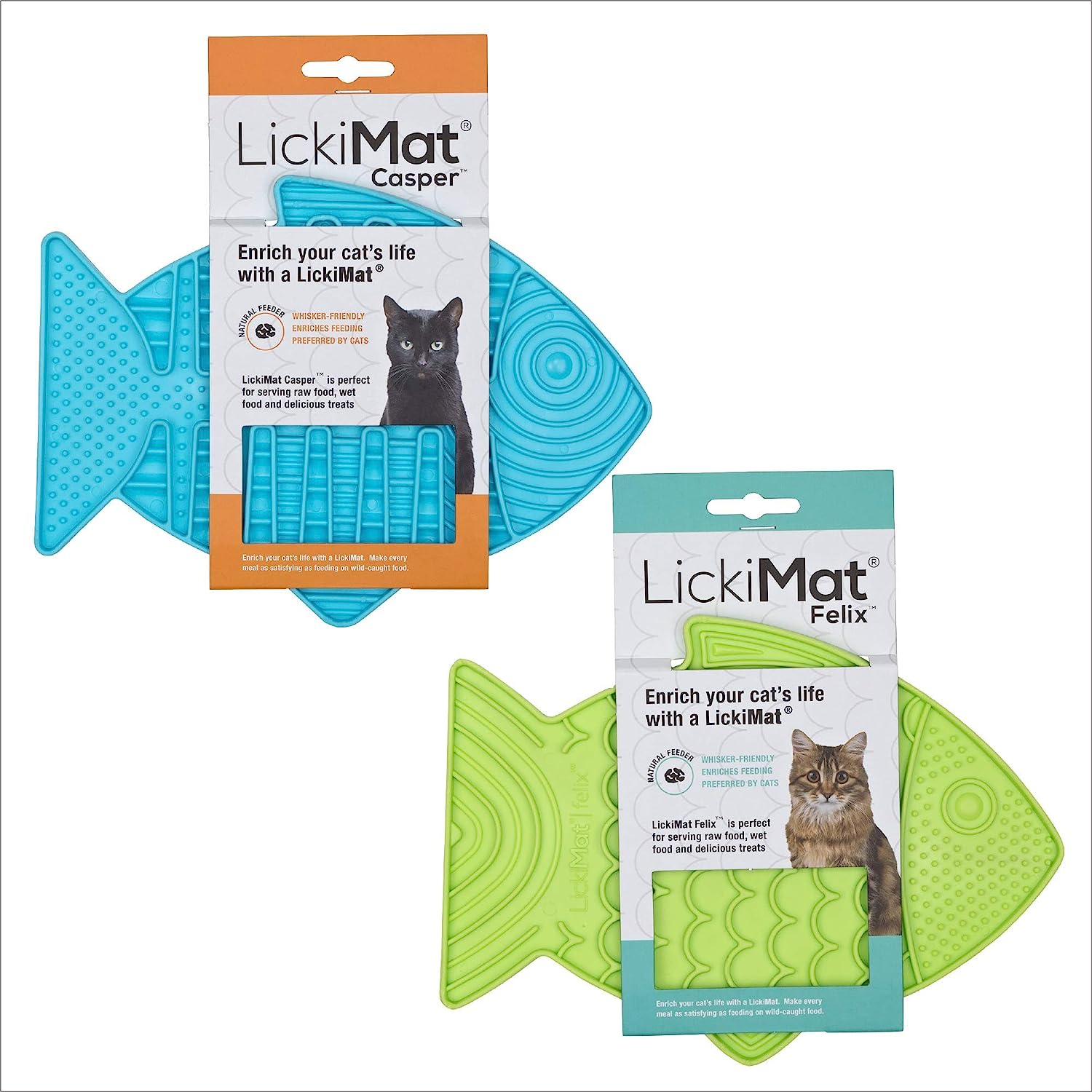 Innovative Pet Products Lickimat Felix Slow Feeder Mat for Cats