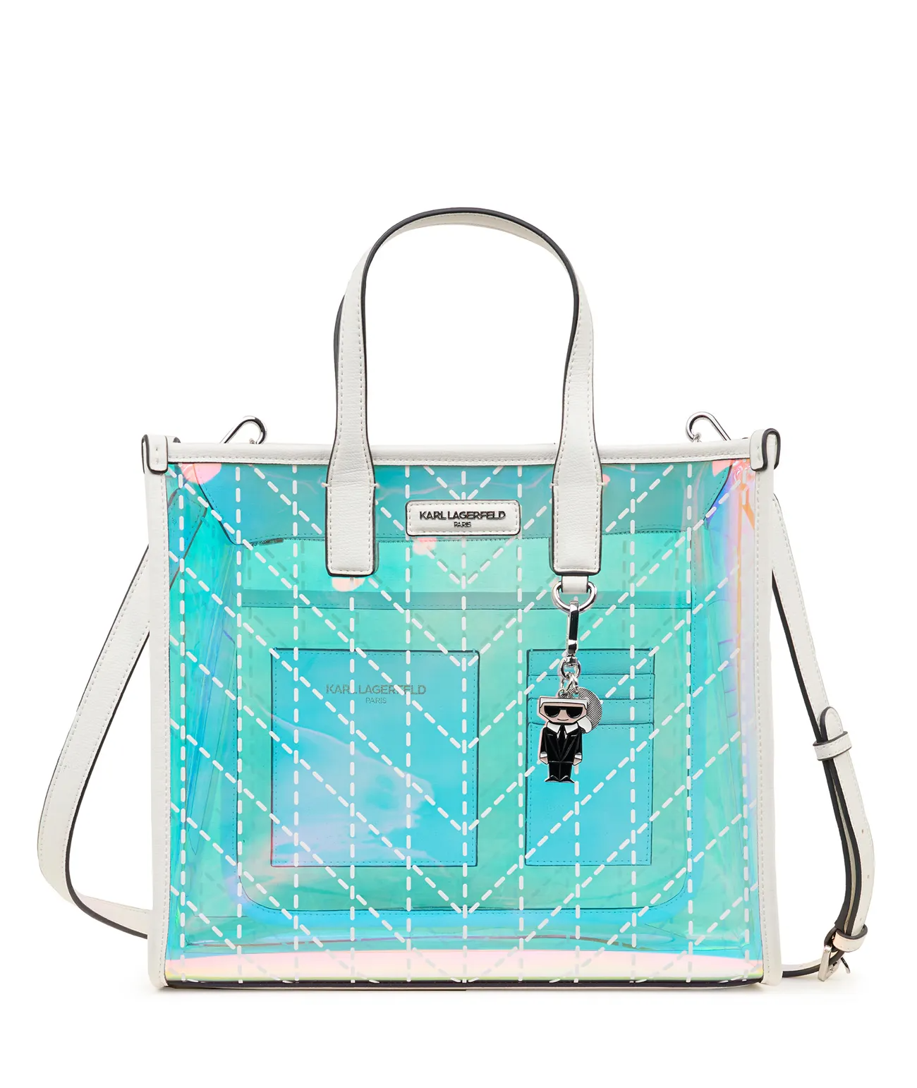 Karl Lagerfeld Paris Nouveau Iridescent Tote