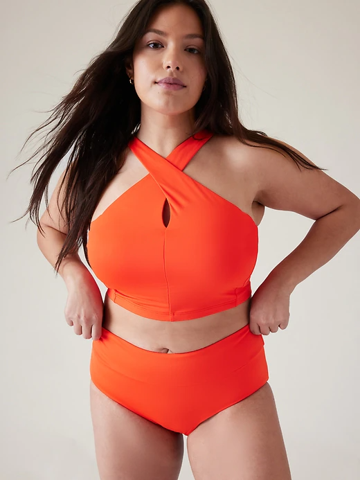 Women's High Waisted Back Hook Bikini Set Swimsuits - Cupshe : Target