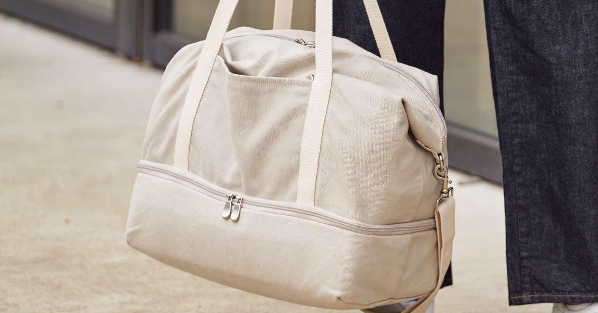 Lo & Sons: Catalina Deluxe Small in Eco Friendly Canvas Dove Grey