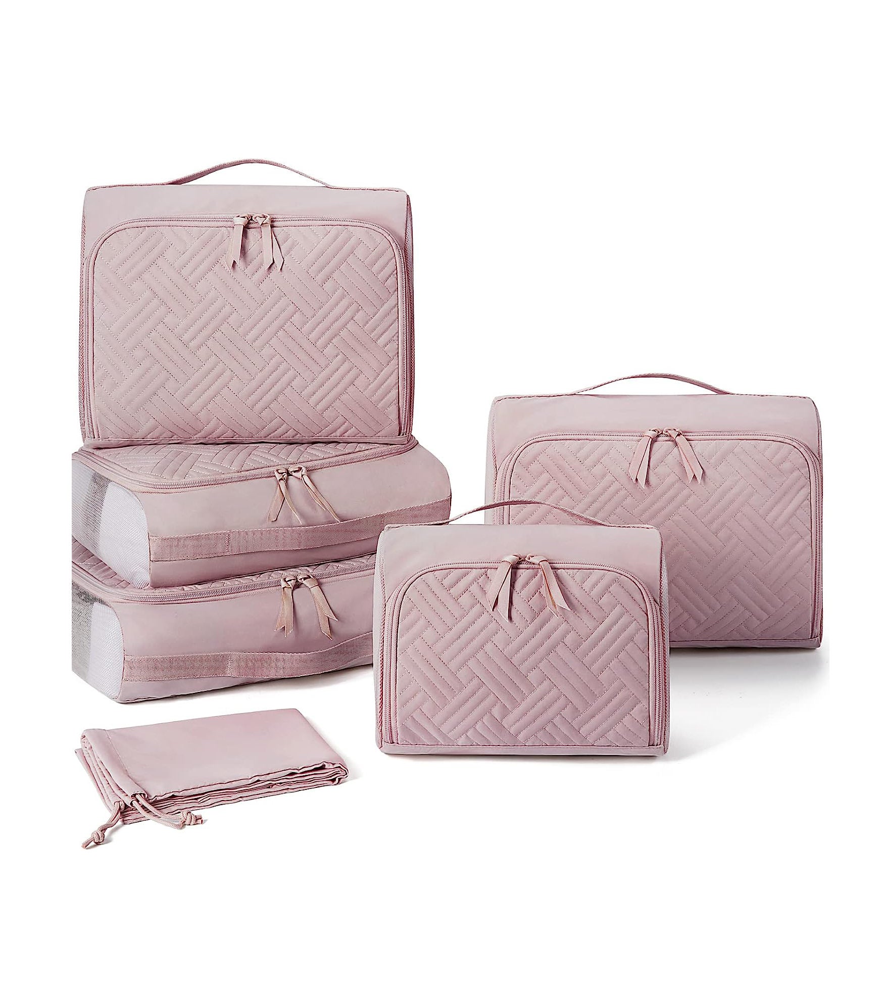 Packing Cubes - Set of 3 by Bag-all - Pink