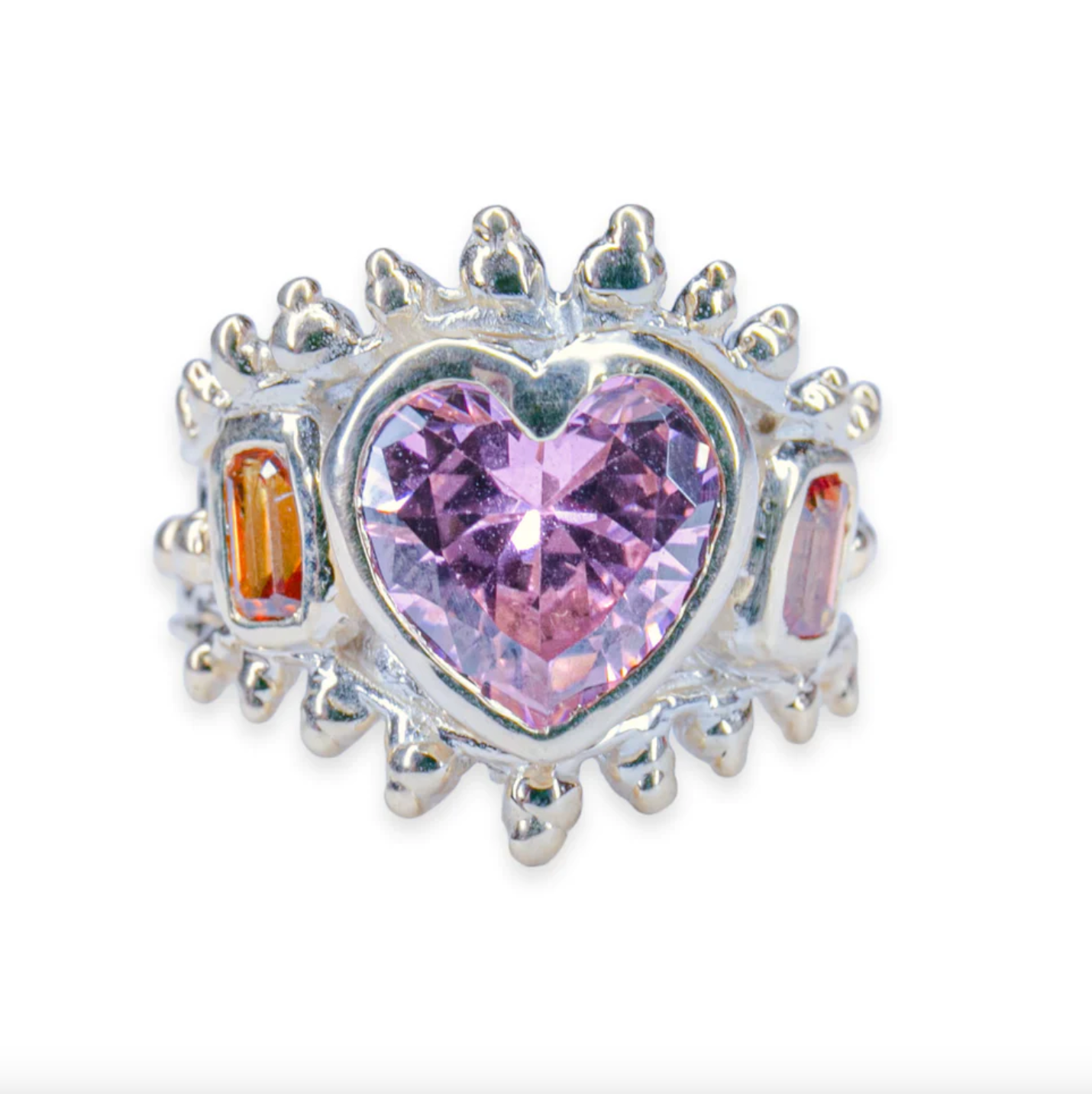 Millie Savage Limited Edition Pink Heart Ring - Armed & Gorgeous