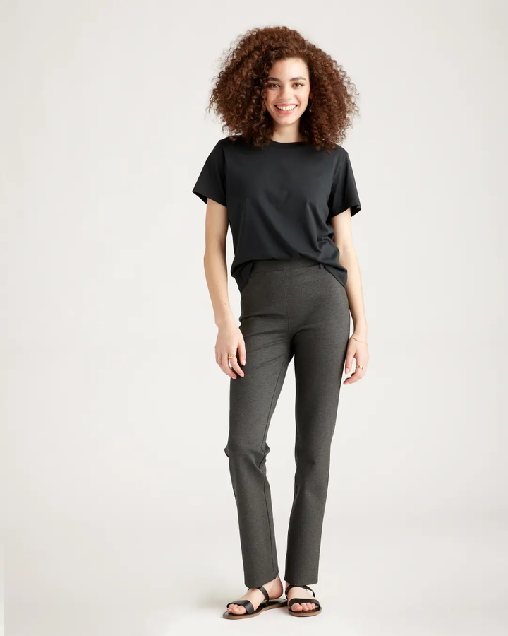 Product Review: Quince Ultra-Stretch Ponte Straight Leg Work Pant