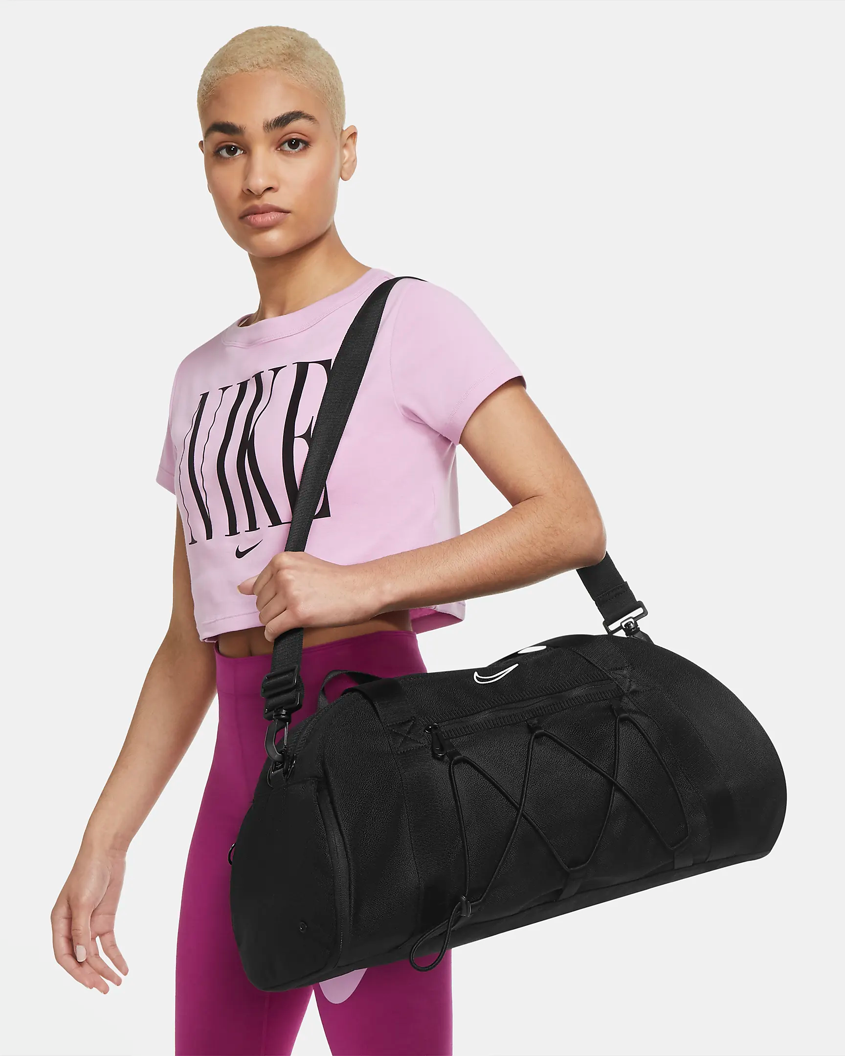 pink steve madden duffle bag/travel Bag Great Condition Weekend Bag