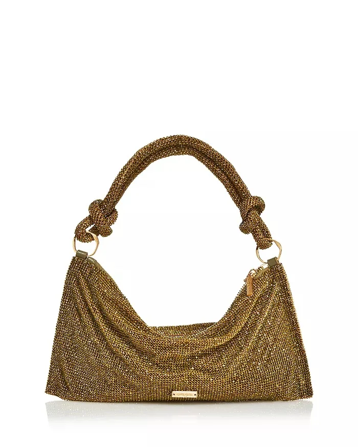 Cult Gaia Hera Nano Rhinestone Shoulder Bag