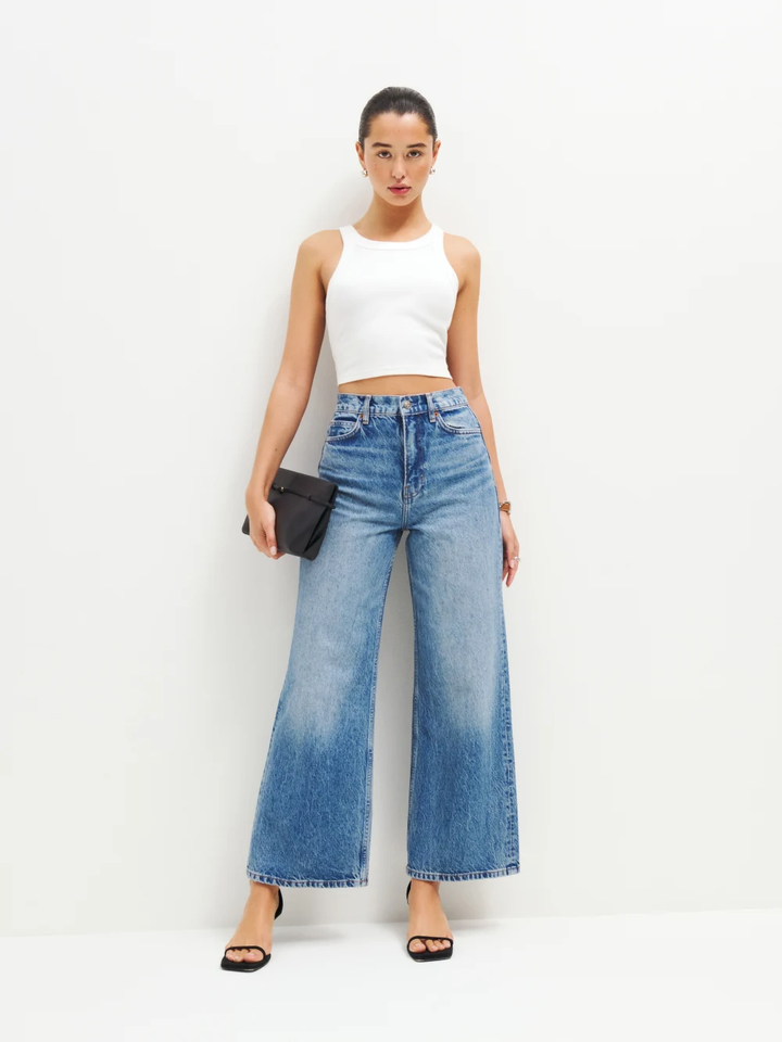 Best Wide Leg Jeans, Flared Jeans, & Baggy Jeans