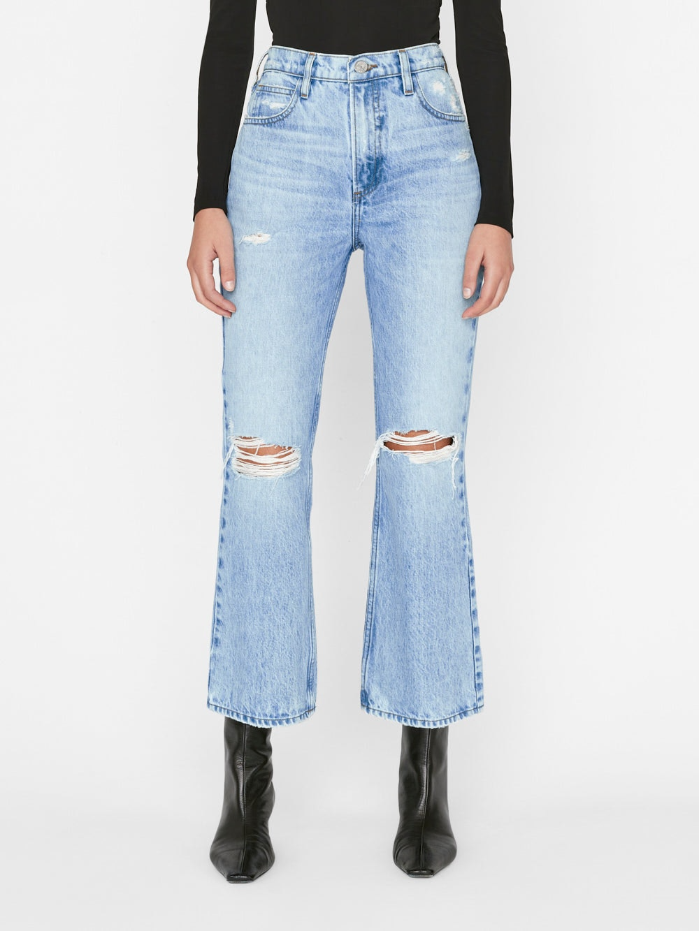 Le High 'N' Tight high-rise jeans in blue - Frame