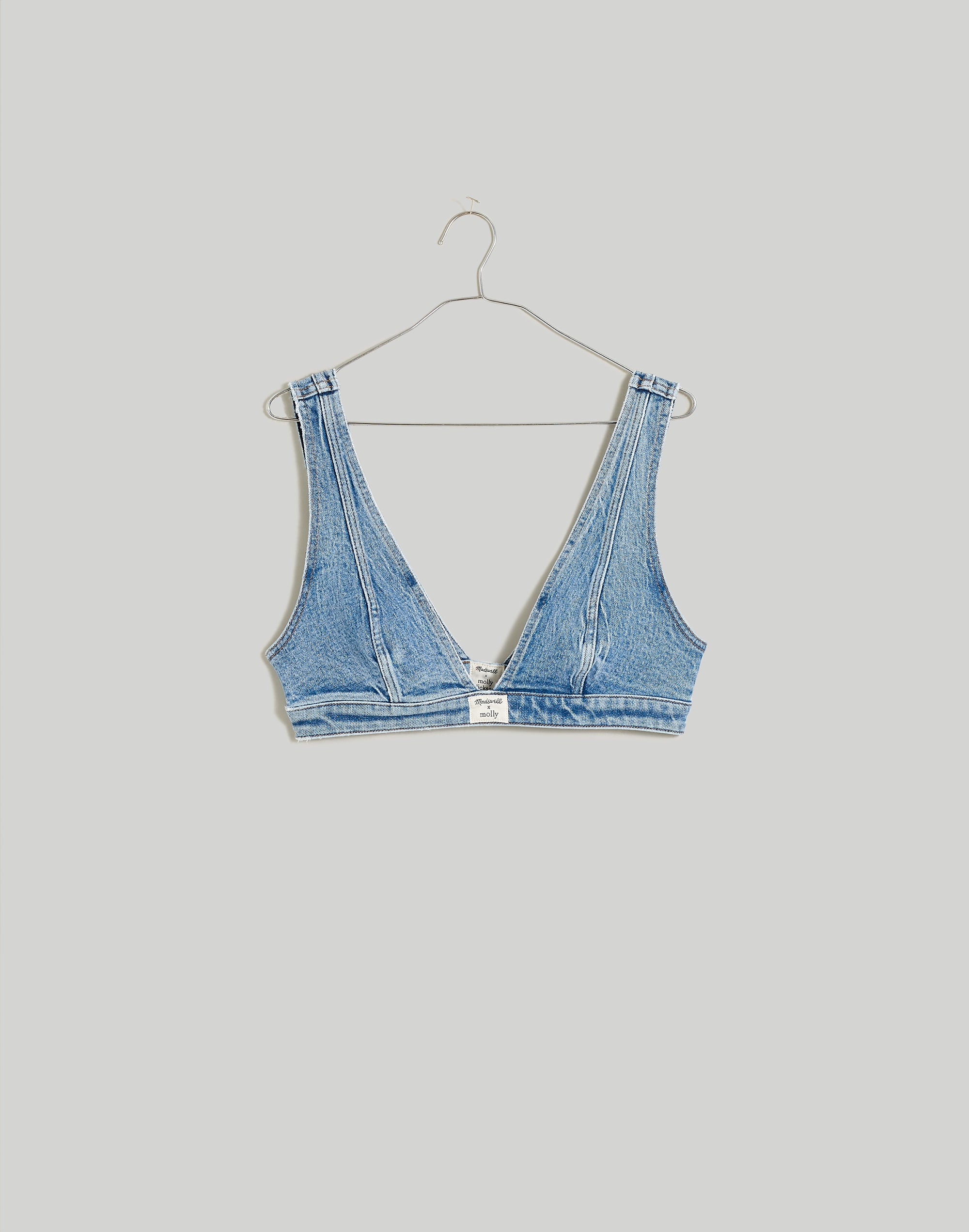 Madewell denim hot sale crop top