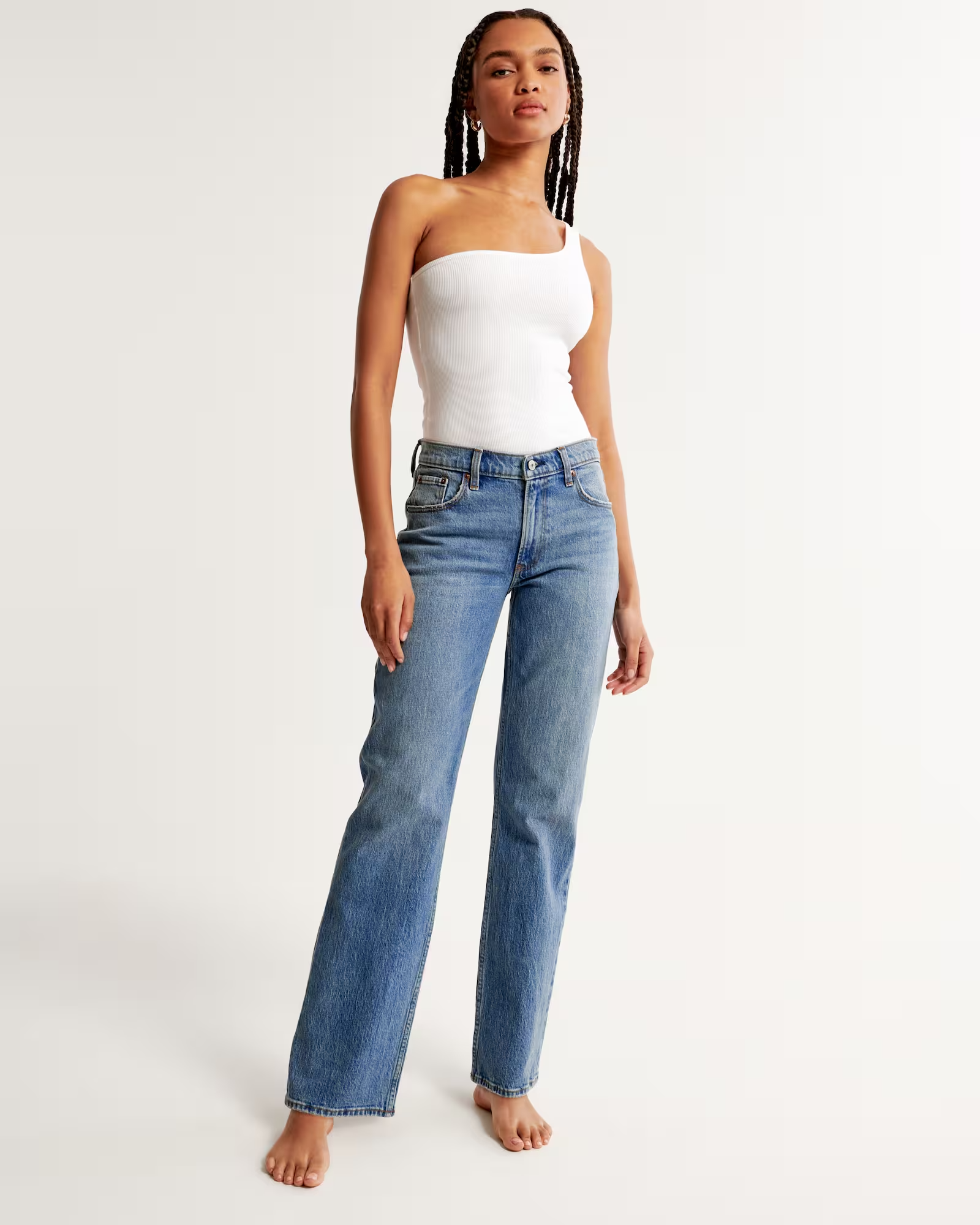 Abercrombie + Low Rise Baggy Jean