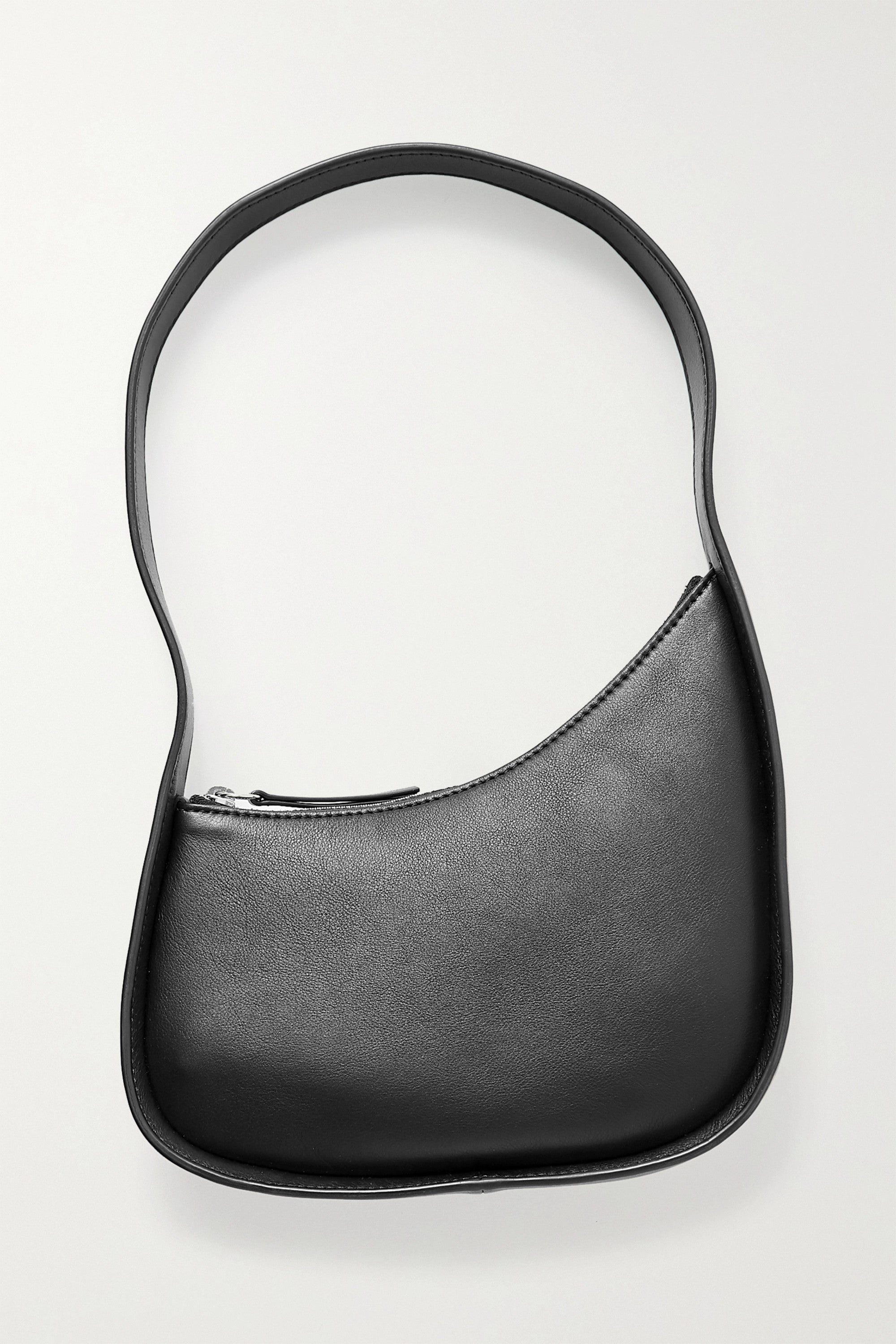 The Row Half Moon Leather Shoulder Bag