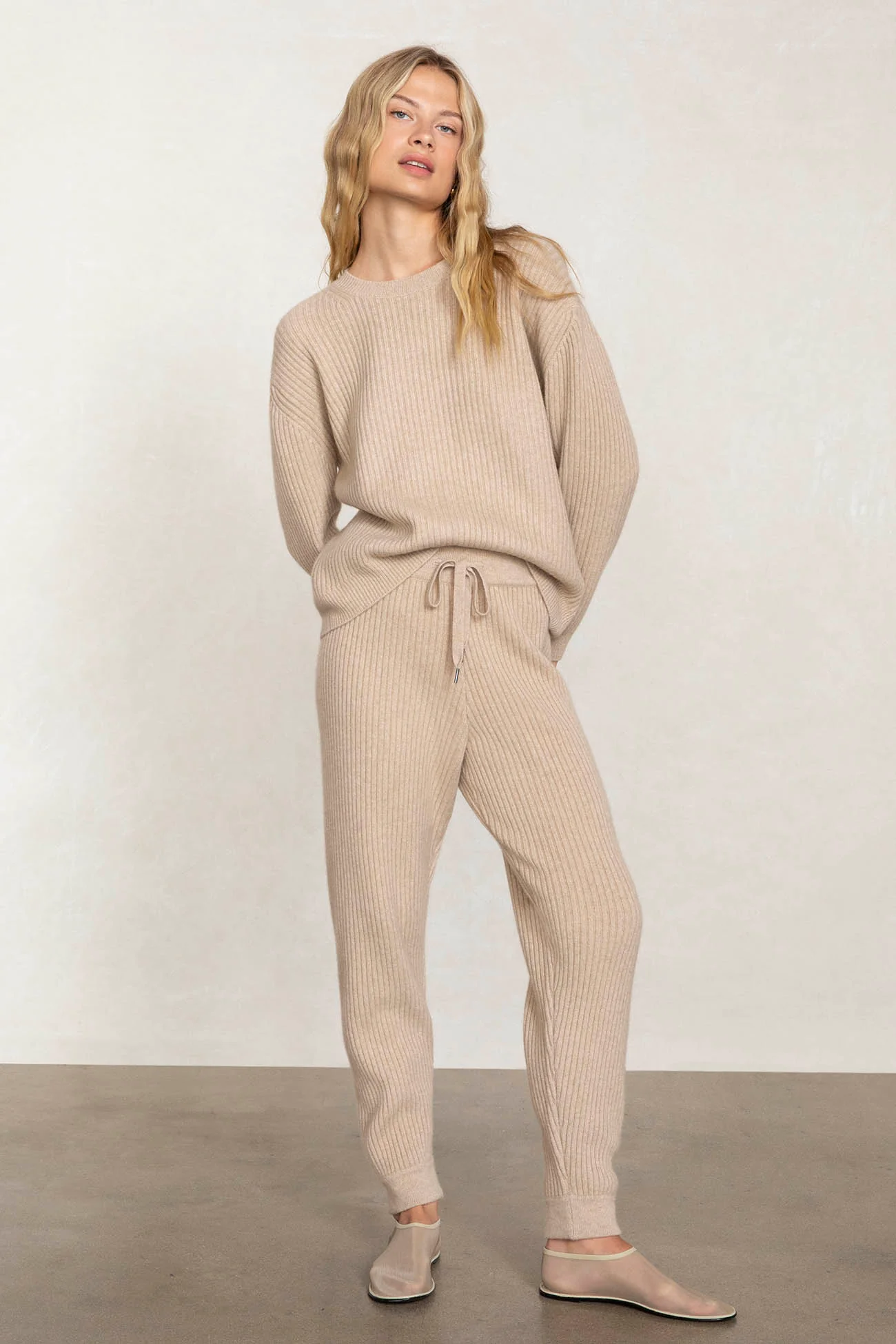 AUBRINA RIBBED JOGGER PANT