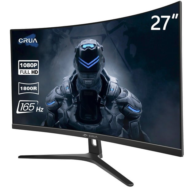 Crua 27″ 144hz 165hz Curved Gaming Monitor