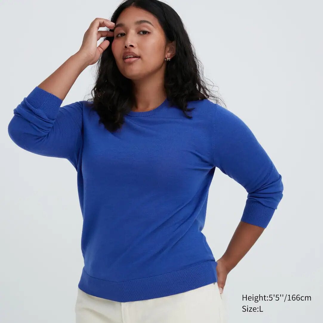 Uniqlo merino 2024 crew neck