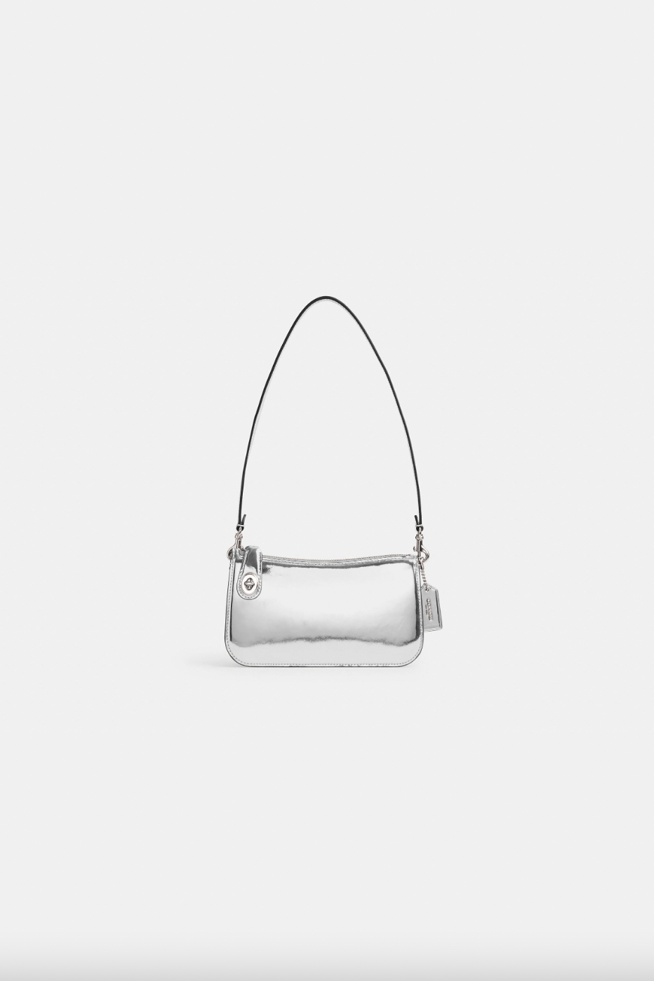 Wristlet nolita 19 leather mini bag Coach Silver in Leather - 40593806