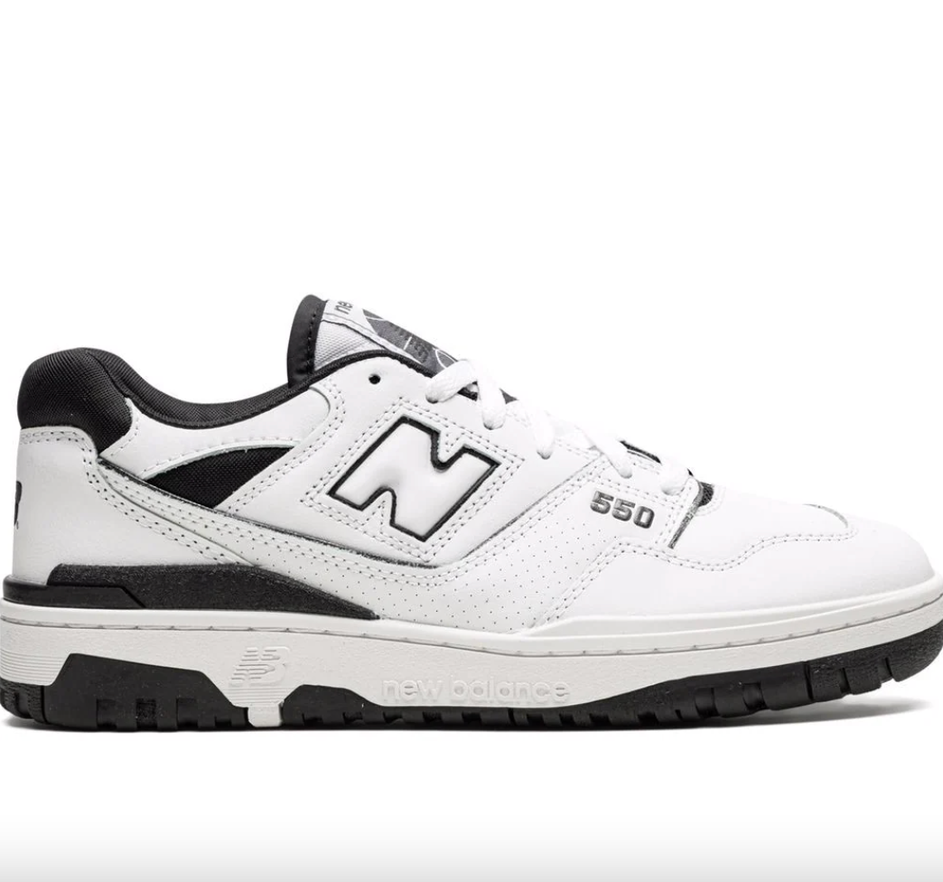 New Balance + 550 “White/Black” sneakers