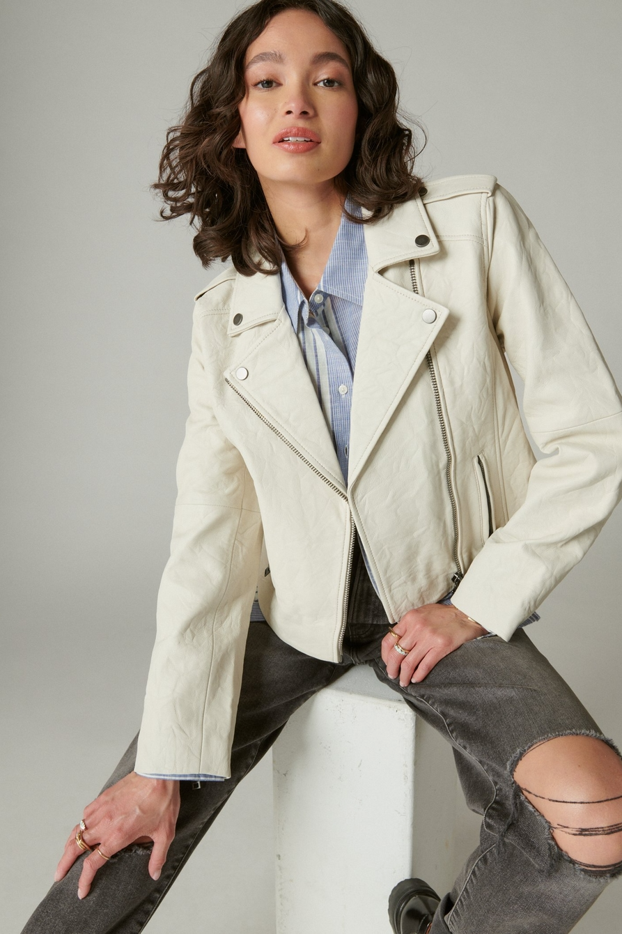 Lucky Brand + Classic Leather Moto Jacket