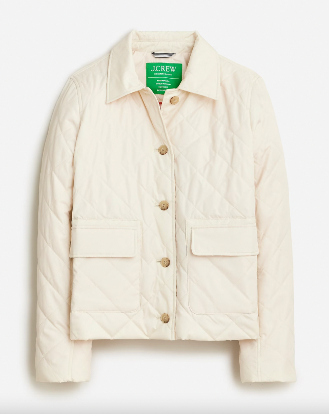 J.Crew + Quilted Lady Jacket With PrimaLoft®