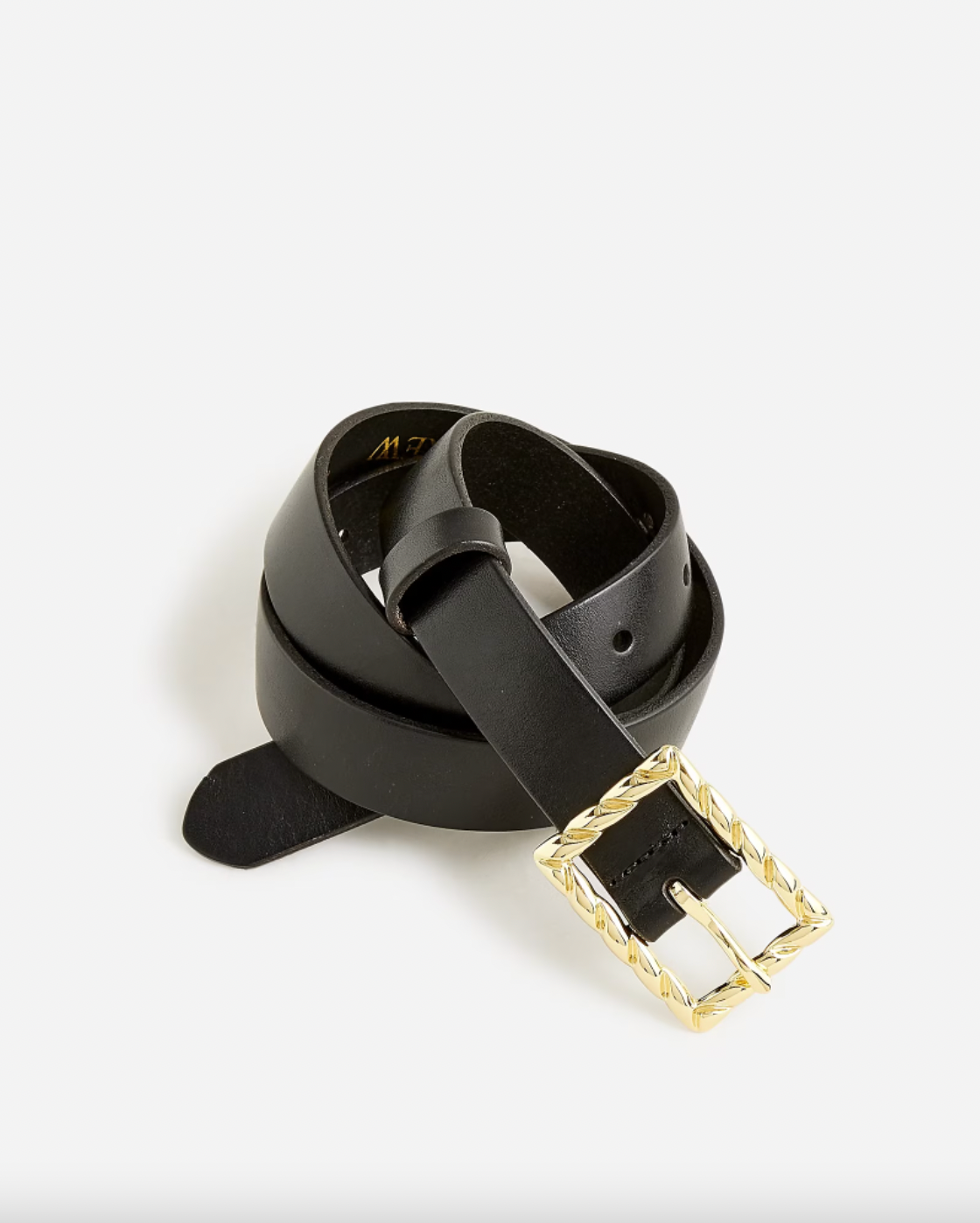 Treasure & Bond Oval Buckle Leather Belt