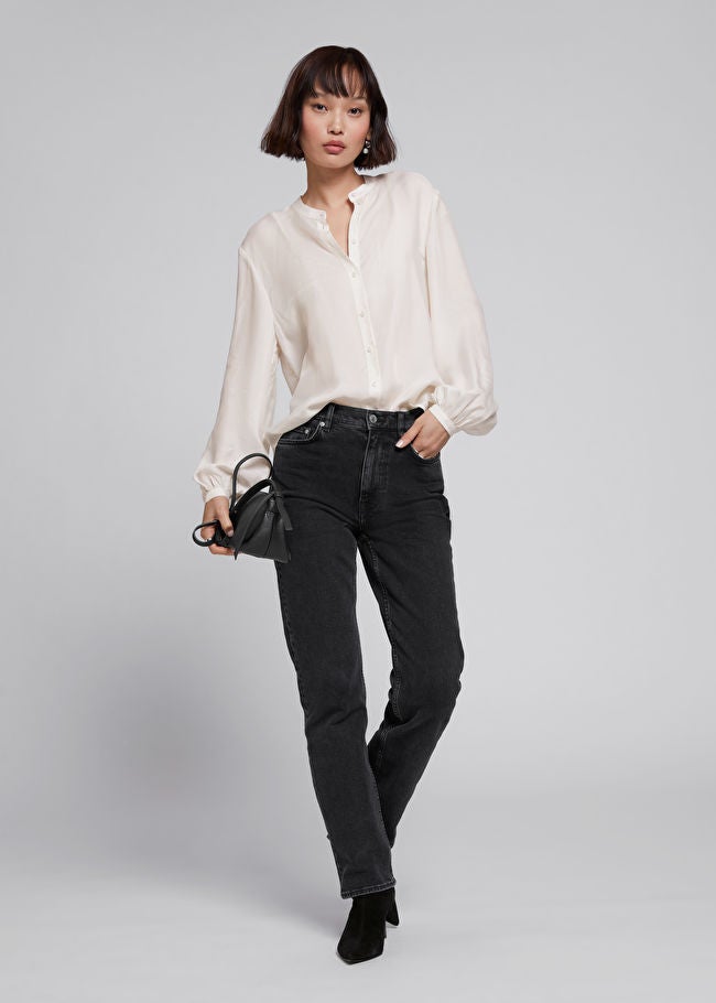 And Other Stories + Loose-Fit Round Neck Blouse
