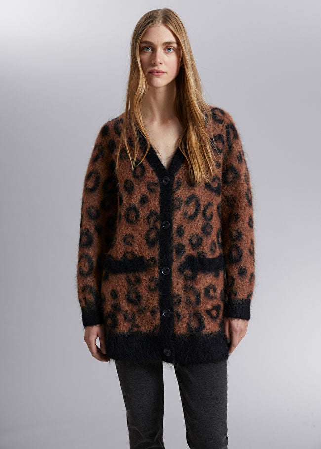 And Other Stories + Jacquard Mohair Knit Cardigan