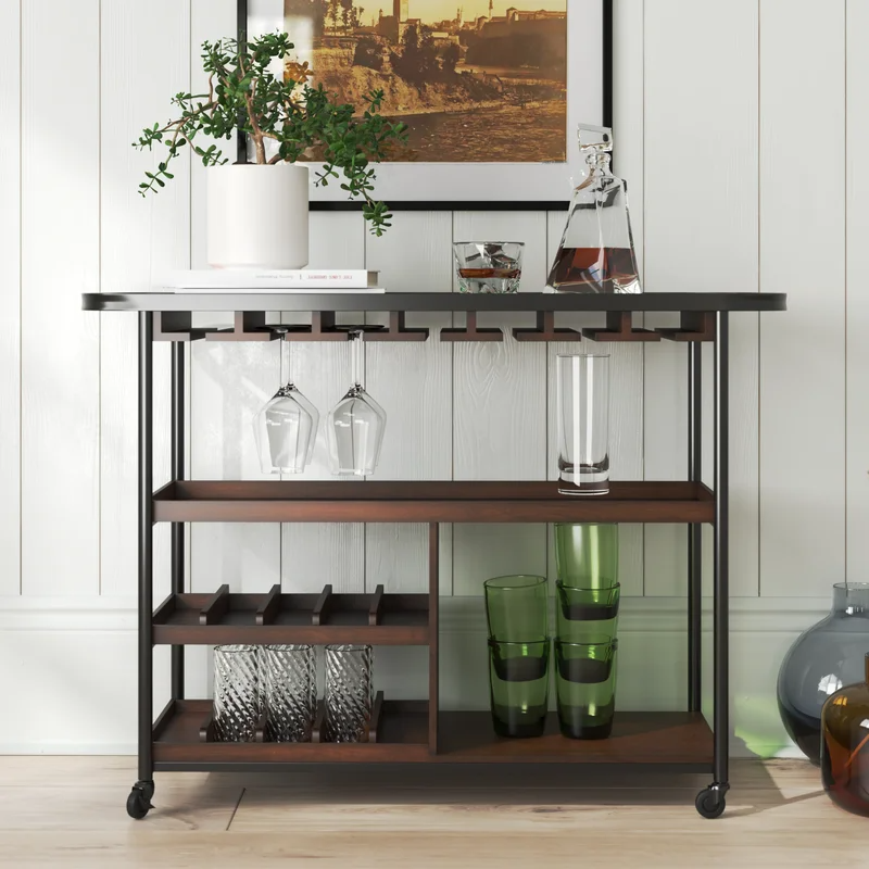 Kelly Clarkson Home + Amelie Metal Bar Cart