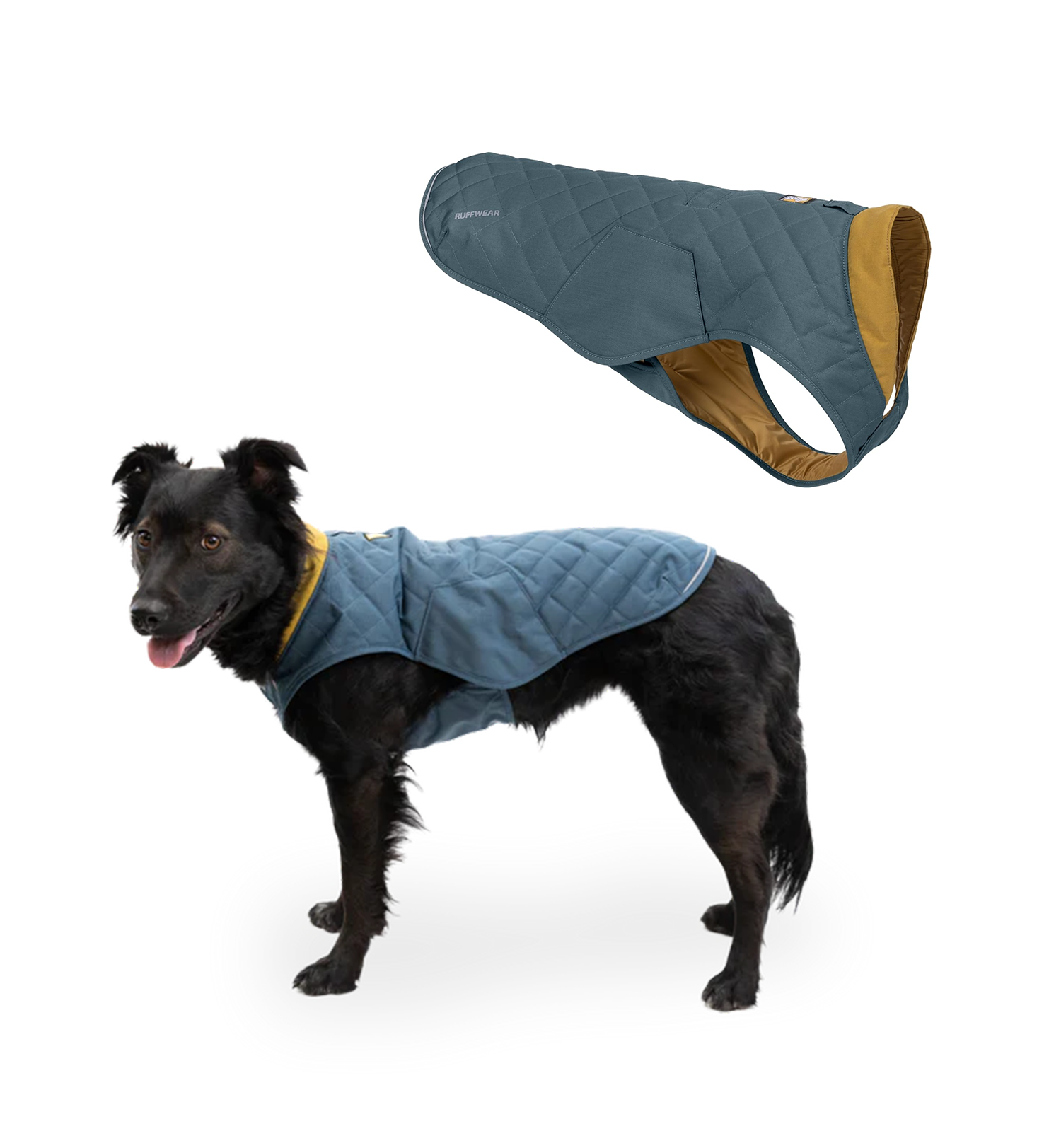 KYEESE 2Pack Dog Coat Warm Turtleneck Stretchy Dog Sweater Super