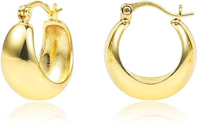 Louis Vuitton Nanogram Hoop Earrings - Gold-Tone Metal Hoop