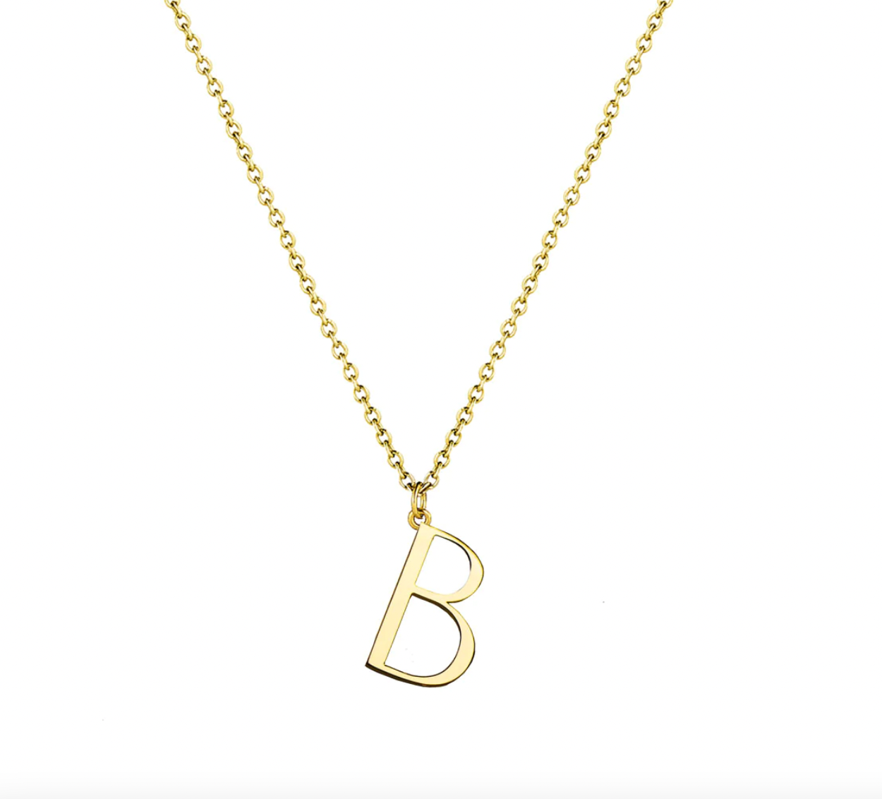 Antonia Guise + ‘B’ Anne Initial Necklace