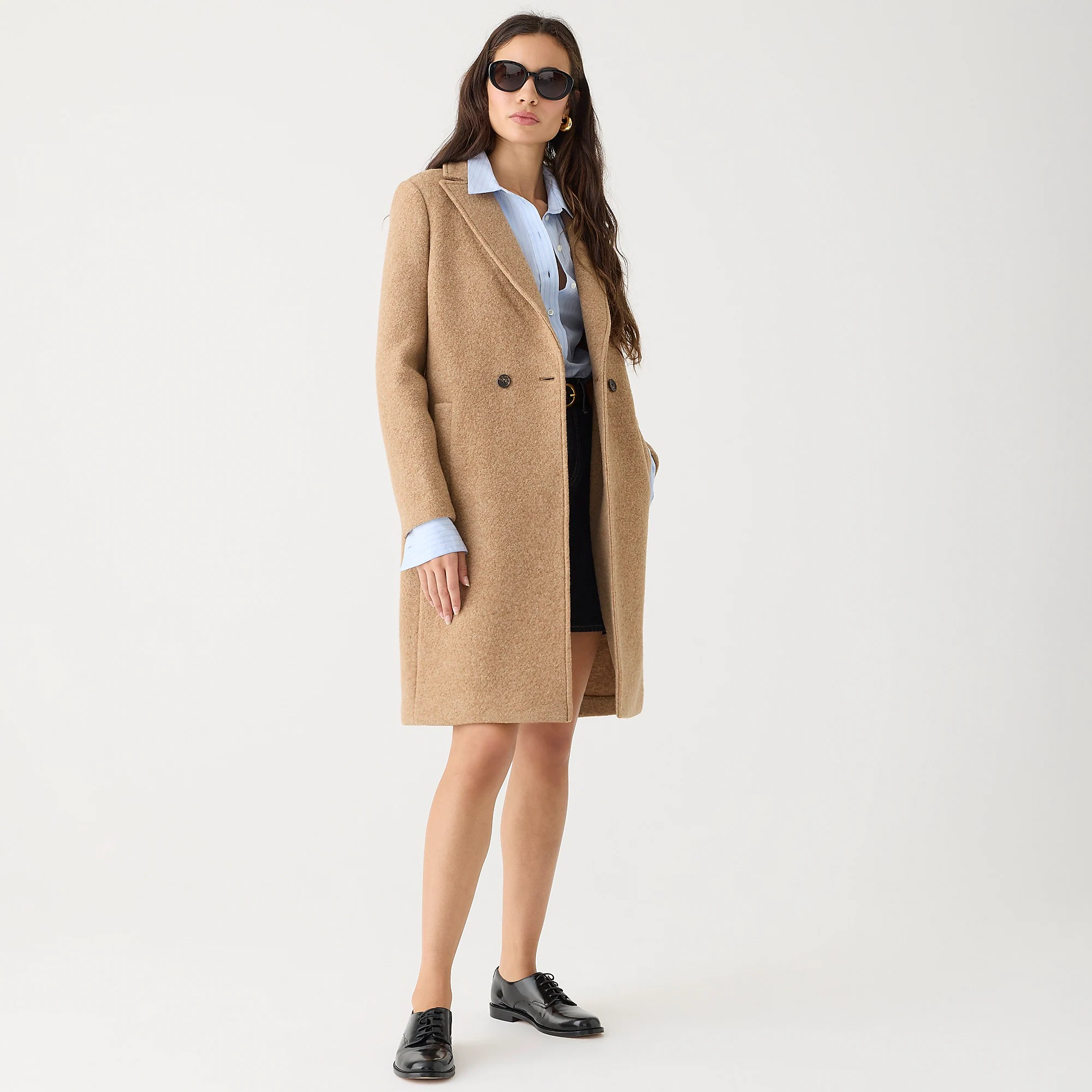 J crew sale leopard topcoat