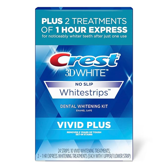 Crest 3d No Slip Whitestrips Brilliance White Teeth Whitening Kit