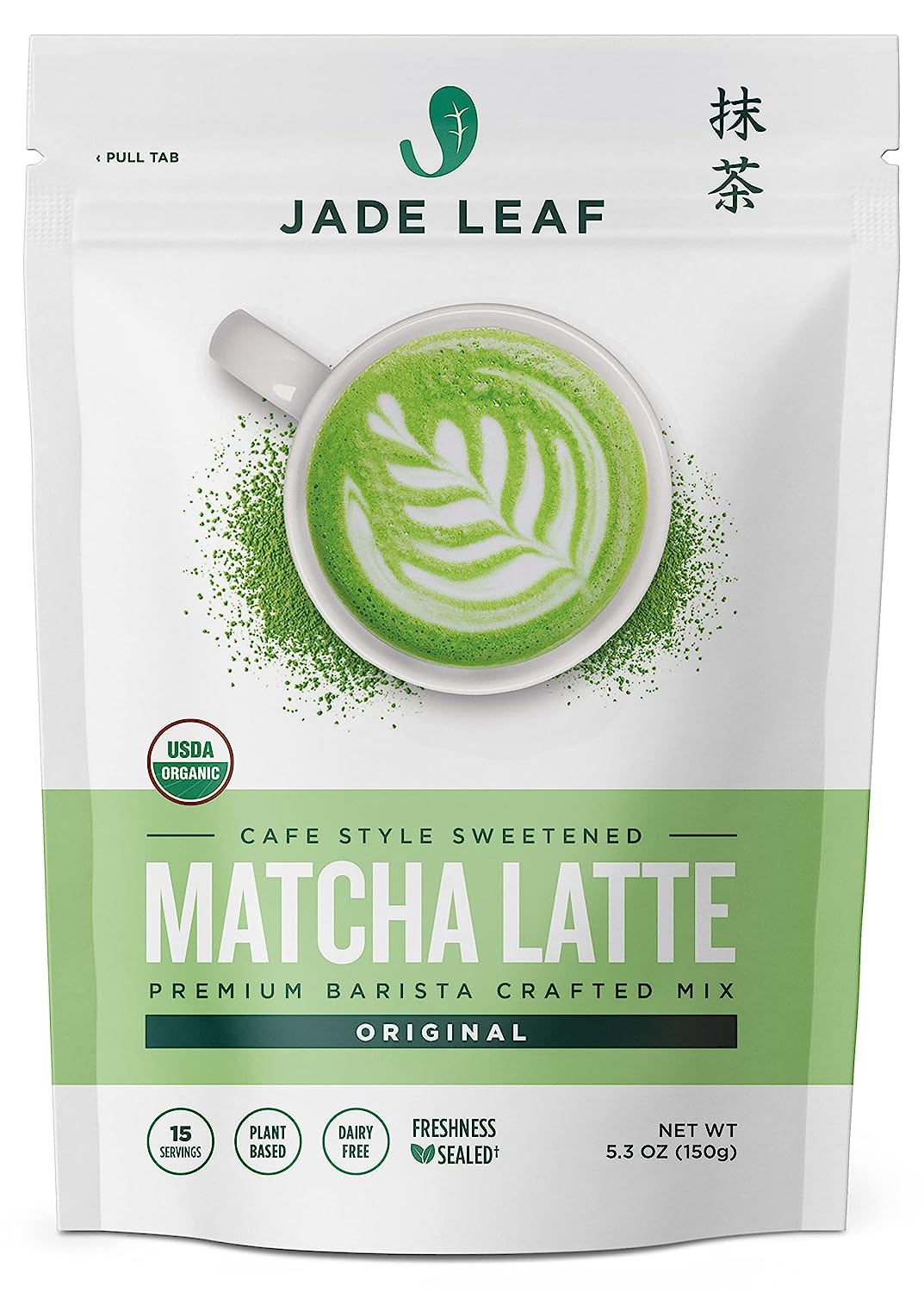 Jade Leaf + Organic Matcha Latte Mix – Cafe Style Sweetened Blend ...