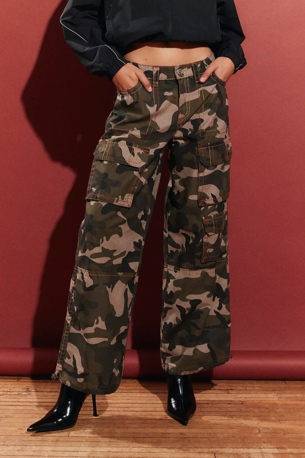 True Religion + Jesse Big T Camo Cargo Pant