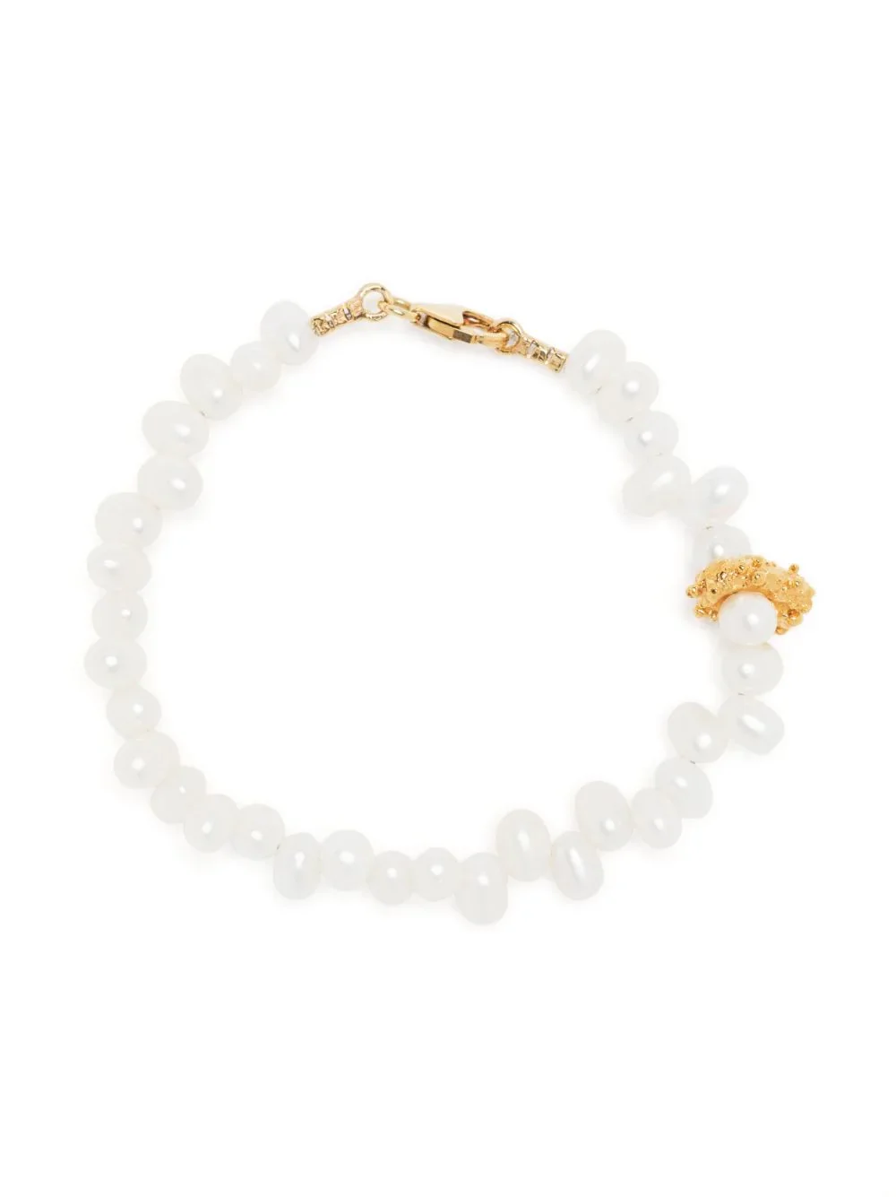 Gold Blue Clover Bracelet – Wilhelmina Garcia