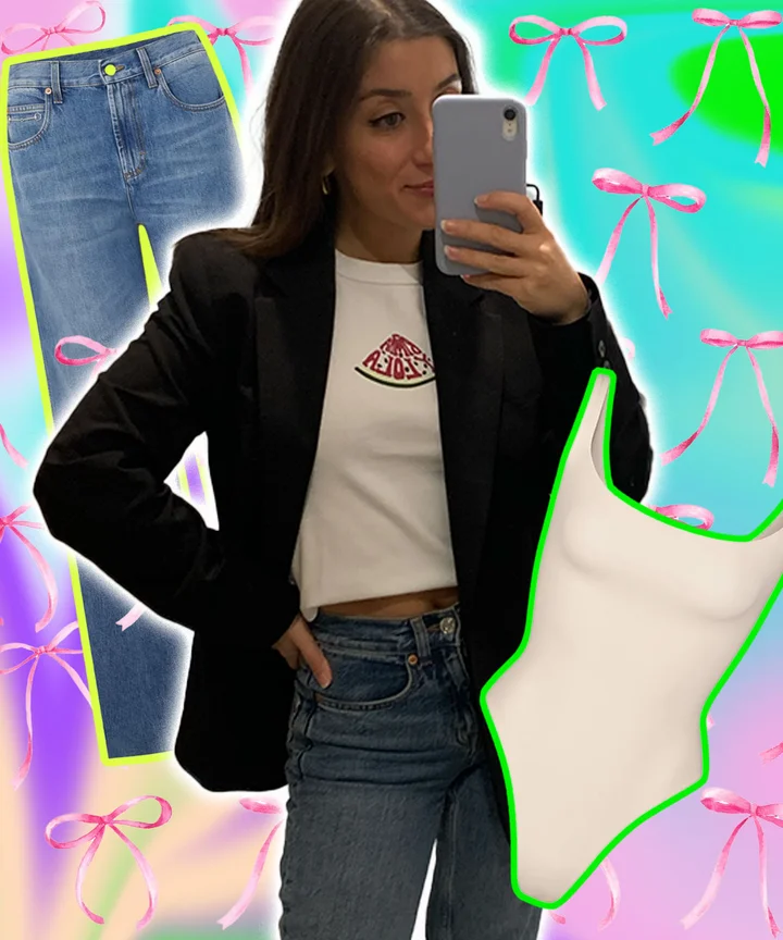 This TikTok Hack Turns a Long Sleeve Shirt Into the Perfect One-Shoulder  Top for Summer
