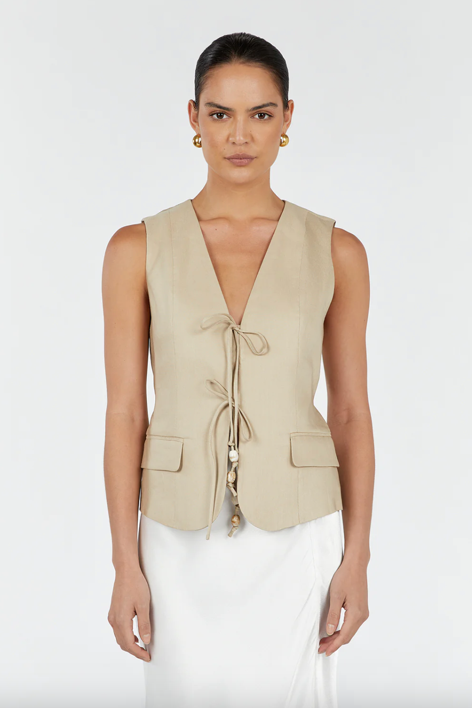 Dissh + Lucca Sand Tie Vest