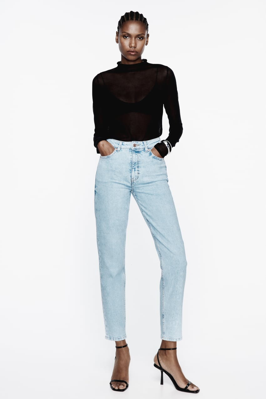 Zara + Z1975 Mom Fit Jeans With High Waist