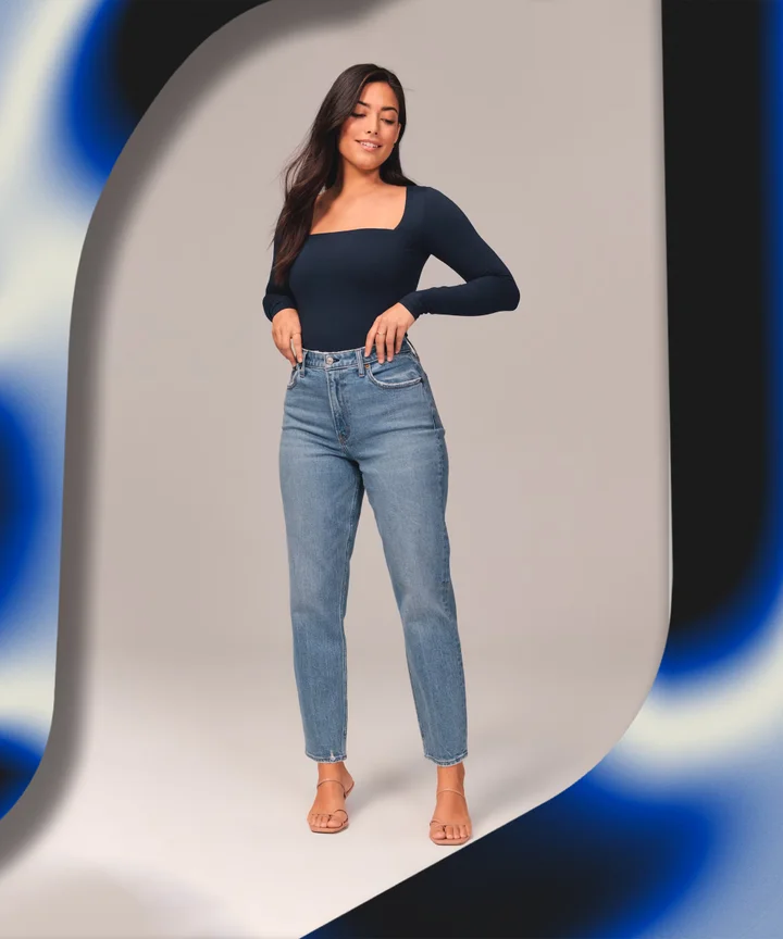 High Moms Jean, High Waisted Mom Jeans