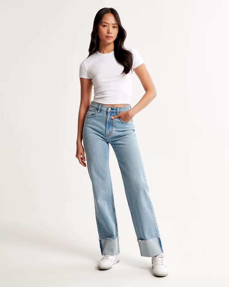 Abercrombie & Fitch + High Rise 90s Relaxed Jean