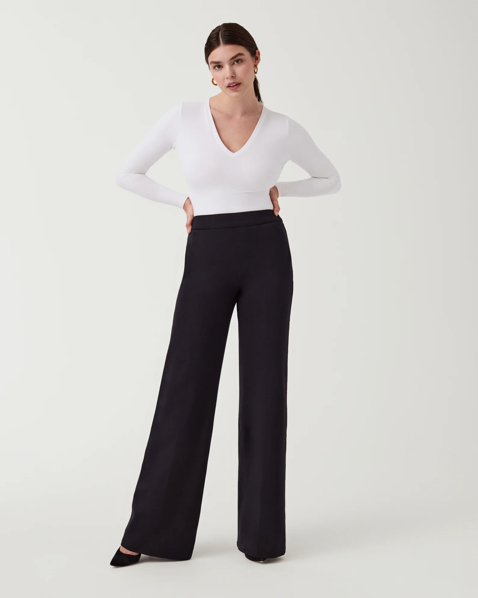 Today 2023 Travel Pants Women Womens Belted High Waist Business Casual  Pants Straight Wide Leg Trousers Fashion Loose Comfy Pants Orange S - Yahoo  Shopping
