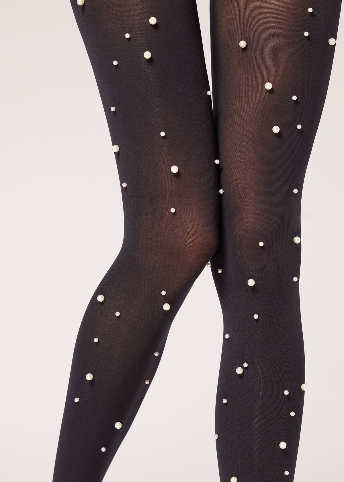 Calzedonia + Opaque Tights with Pearls