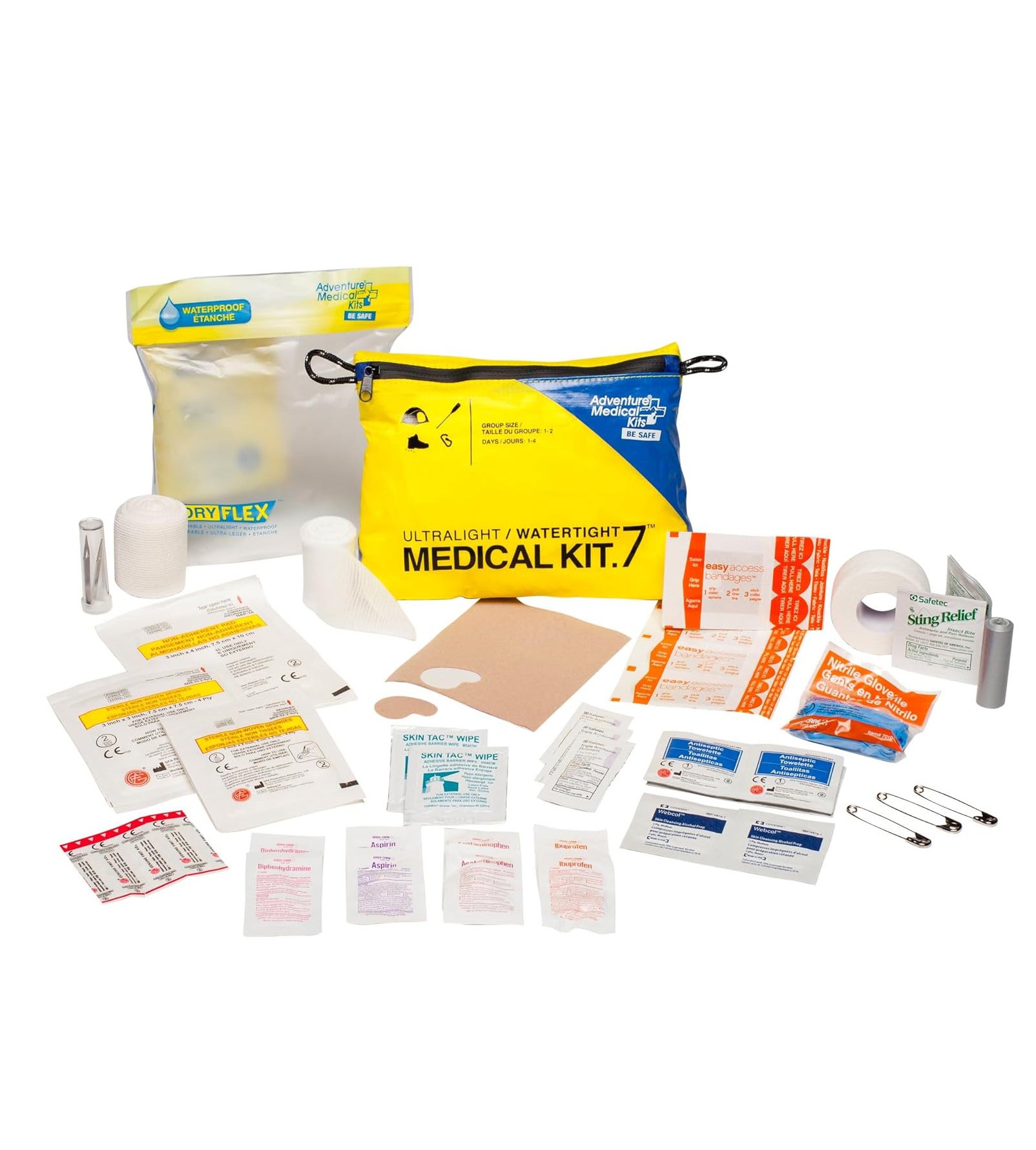 1 kit. Medical Kit. Medical Kit XS. Bicycle medic Kit. Grizzly Medical Kit.