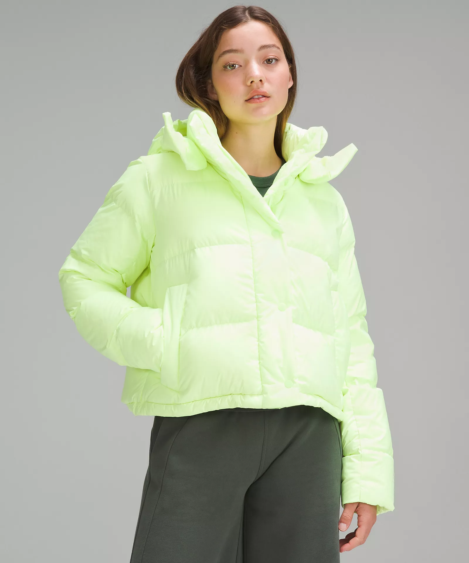 Lululemon + Wunder Puff Cropped Jacket