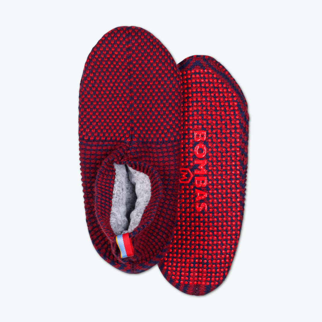 I'm a Homebody & I Swear By Bombas' Gripper Slippers That Are So